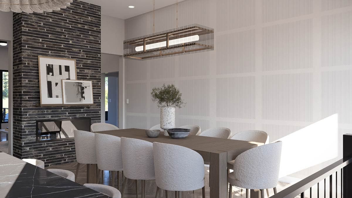 Plan 623601DJ: Striking Contemporary 3-Bedroom House Plan with Grand Entry and Deck - Image #15 - Carriage, Contemporary, Modern