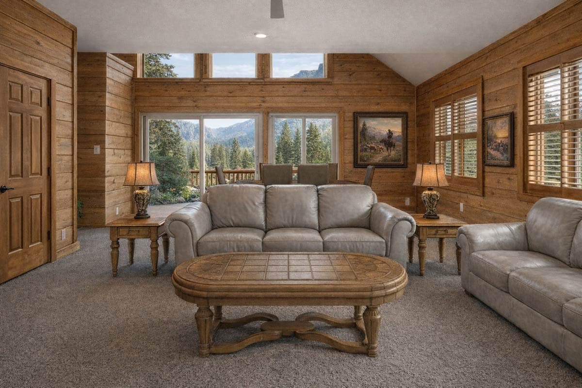 Plan 61721UT: Cabin House Plan with Two-Story Great Room and Wrap-Around Porch - Image #8 - Cabin