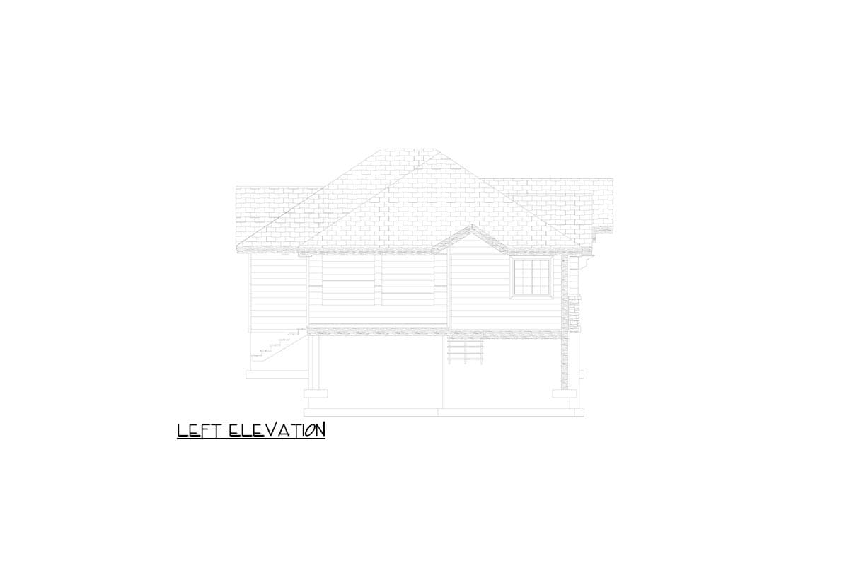 Plan 61722UT: Ranch Style House Plan with 1 Bedroom and 1 Bath - Image #22 - Ranch, Rustic