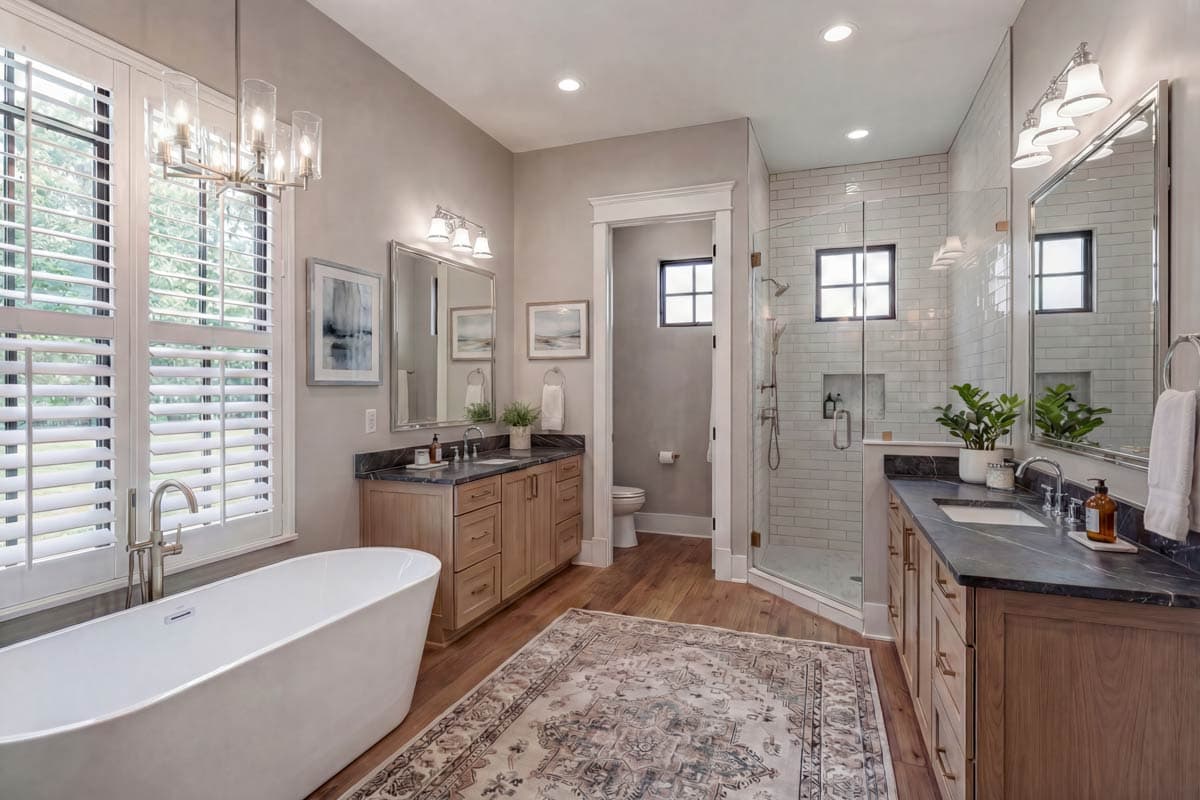 Plan 16945WG: 4-Bed Modern Farmhouse House Plan with Vaulted Great Room - Image #11 - European, Hill Country, Modern Farmhouse, Mountain, New American