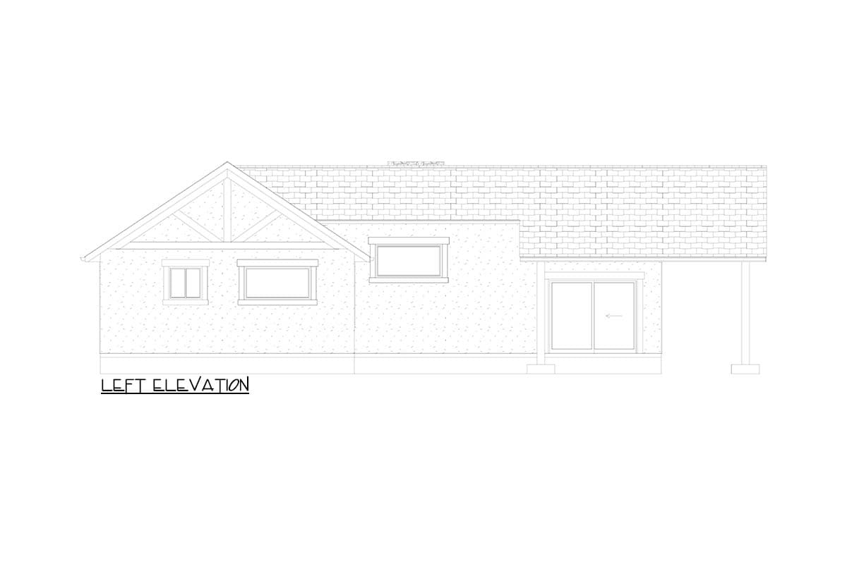 Plan 61723UT: Country House Plan with Wrap Around Porch and Vaulted Living - Image #15 - Country
