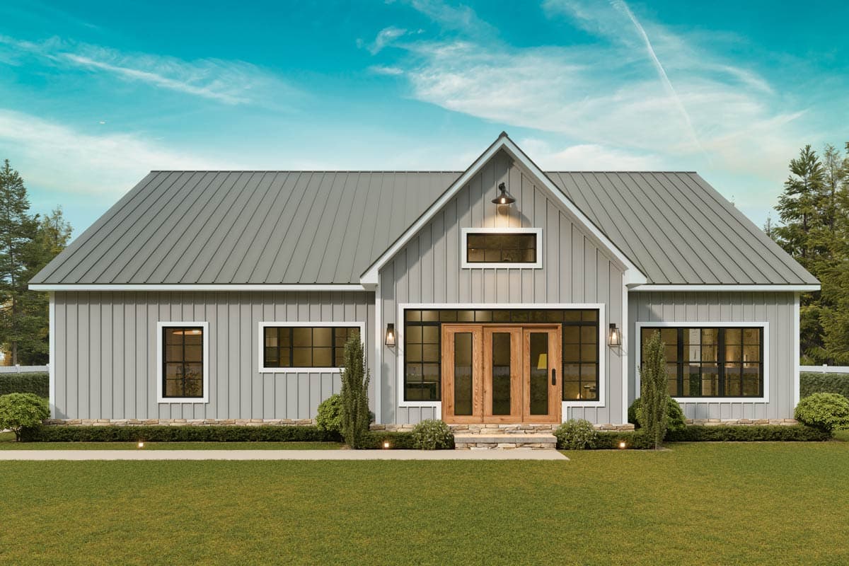 Plan 25940GE: 3-Bedroom Modern Farmhouse House Plan with 1st-Floor Master and Bonus Room - Image #10 - Country, Farmhouse, Modern Farmhouse