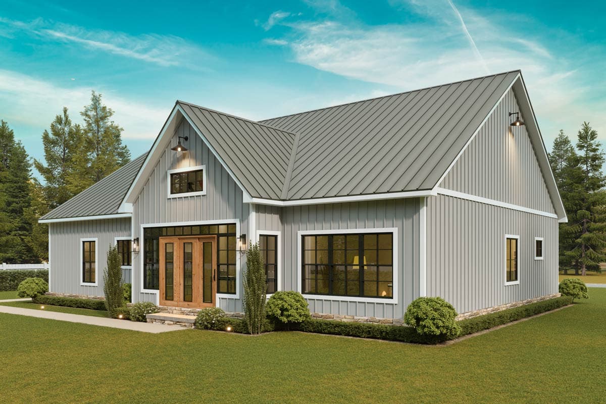 Plan 25940GE: 3-Bedroom Modern Farmhouse House Plan with 1st-Floor Master and Bonus Room - Image #11 - Country, Farmhouse, Modern Farmhouse