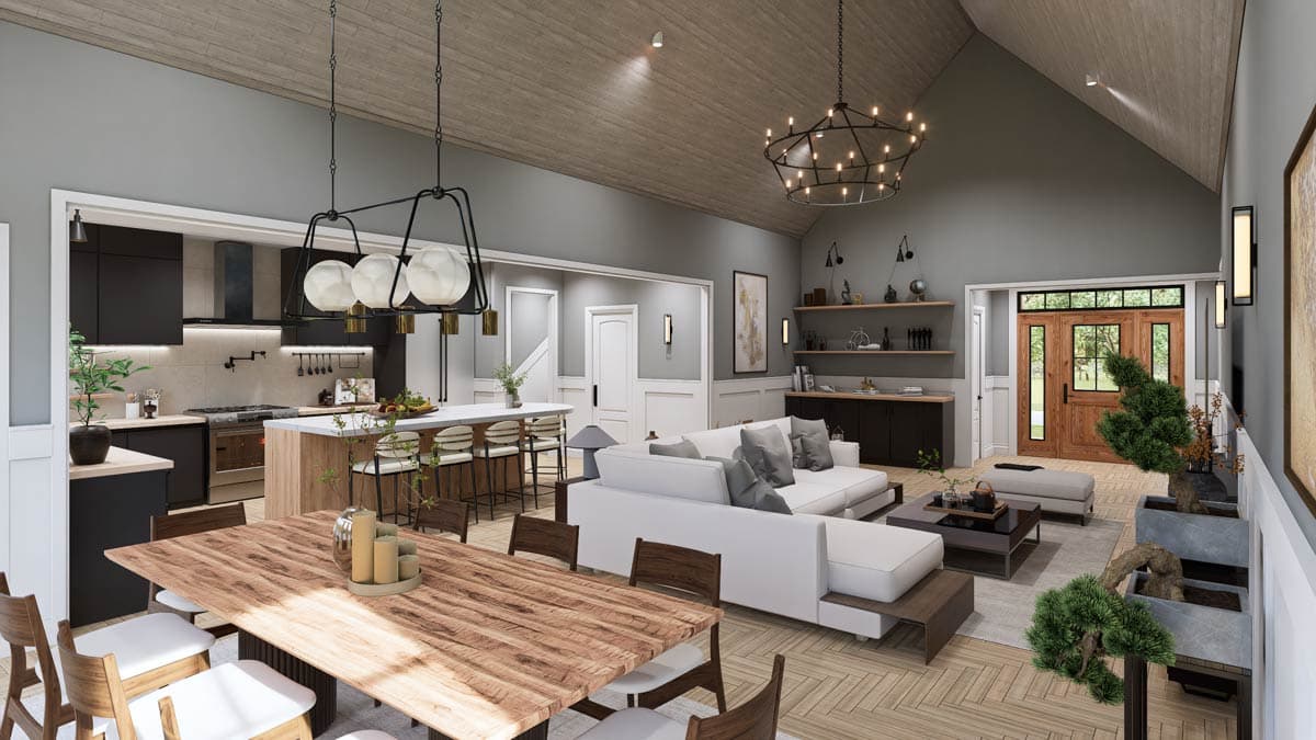 Plan 25940GE: 3-Bedroom Modern Farmhouse House Plan with 1st-Floor Master and Bonus Room - Image #15 - Country, Farmhouse, Modern Farmhouse