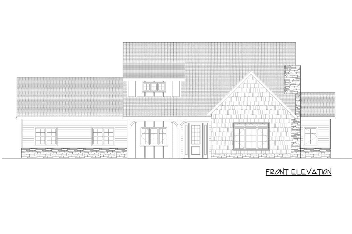 Plan 600020PDZ: 4-Bedroom Modern Farmhouse House Plan with Craftsman Details and Master Suite - Image #10 - Craftsman, Modern Farmhouse