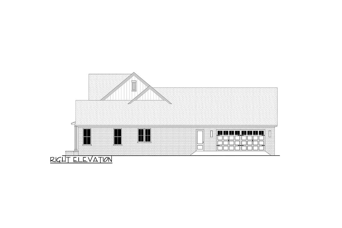 Plan 52029HZ: 4-Bed Modern Farmhouse Plan with Home Office and Outdoor Kitchen - Image #12 - Country, Farmhouse, Modern Farmhouse, New American