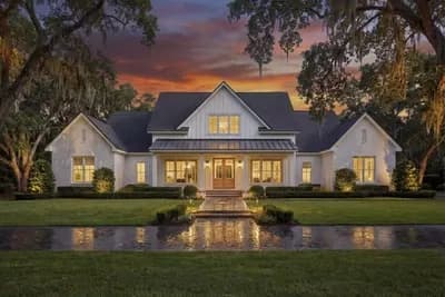 4-Bed Modern Farmhouse Plan with Home Office and Outdoor Kitchen