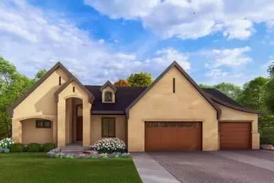 Charming 2152 sq ft French Country House Plan with 3-5 Bedrooms and Optional Finished Basement