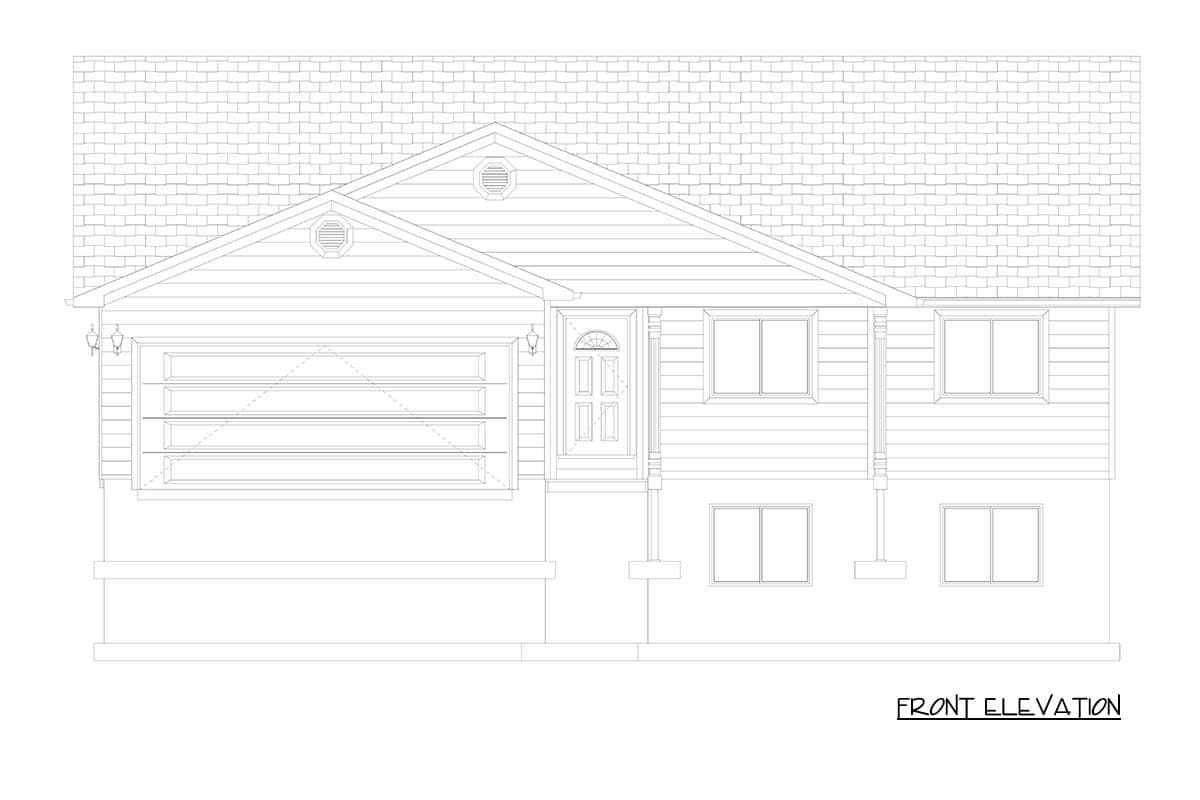 Plan 61727UT: 3 to 5 Bed Traditional Ranch House Plan with Optional Finished Basement - Image #8 - Ranch, Traditional