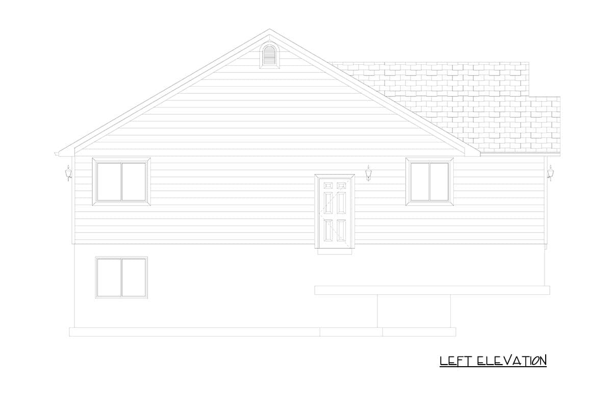 Plan 61727UT: 3 to 5 Bed Traditional Ranch House Plan with Optional Finished Basement - Image #9 - Ranch, Traditional
