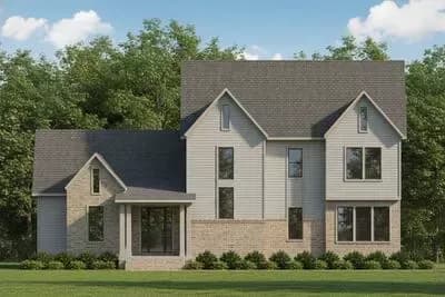 4-Bed Modern Contemporary House Plan with Vaulted Great Room and Loft
