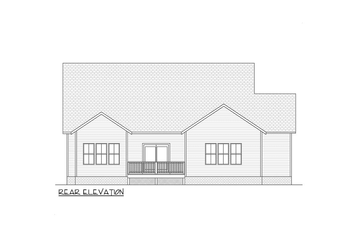 Plan 260034RVC: 4-Bedroom New American House Plan with Vaulted Family Room and Main-Level Master - Image #6 - Country, Craftsman, Mountain, New American, Traditional