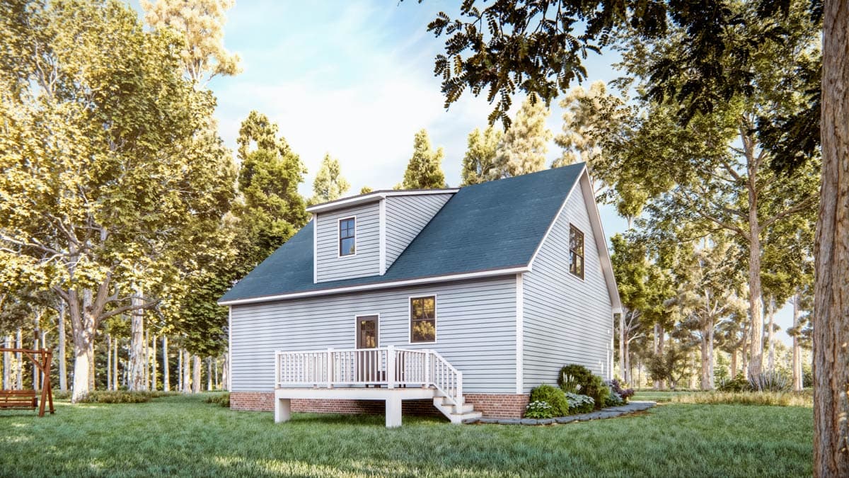 Plan 500096VV: 1716 Sq Ft Southern Cottage House Plan with First Floor Master Suite - Image #5 - Cottage, Country, Craftsman, Southern, Traditional