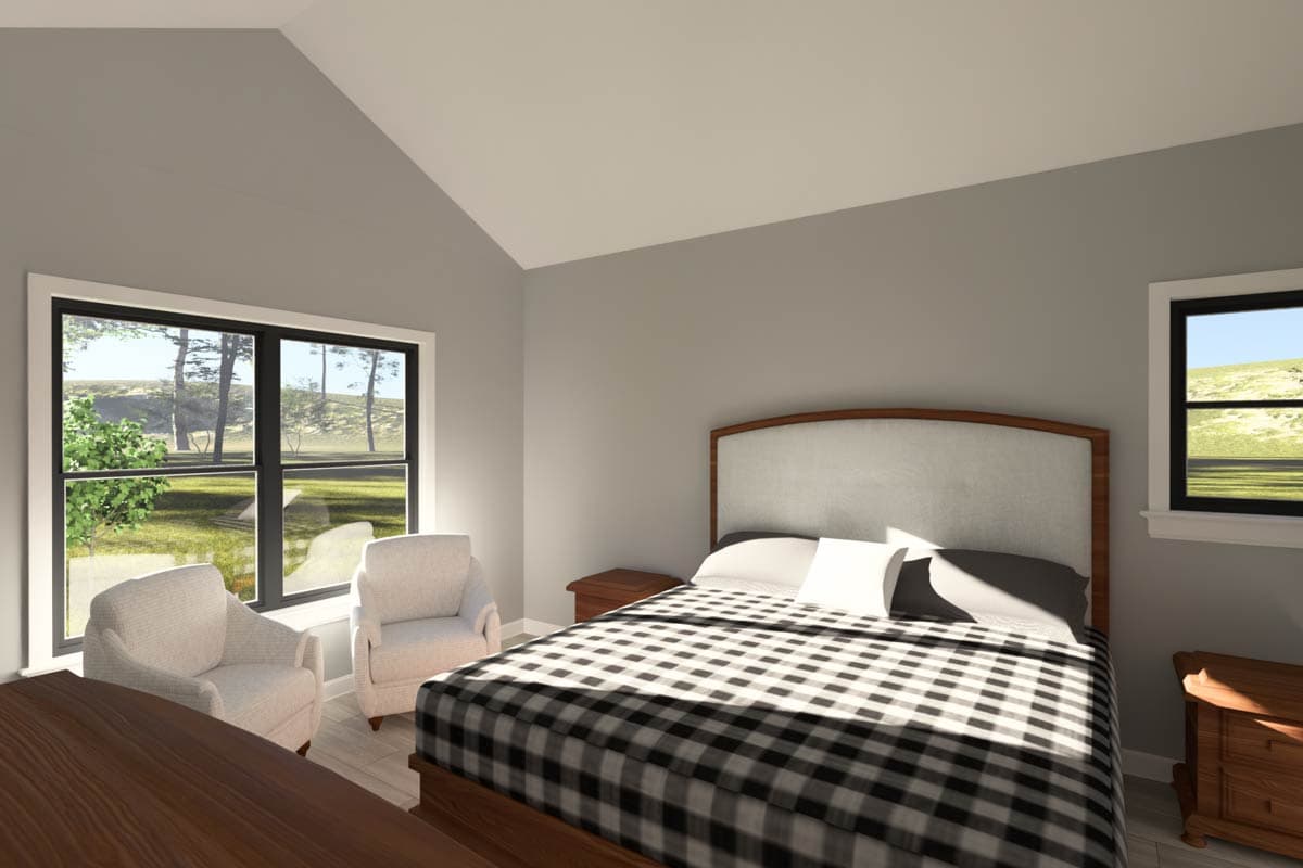 Plan 52517WM: Three-Bedroom Modern Country Ranch House Plan with Private Master Suite - Image #11 - Country, Ranch, Traditional