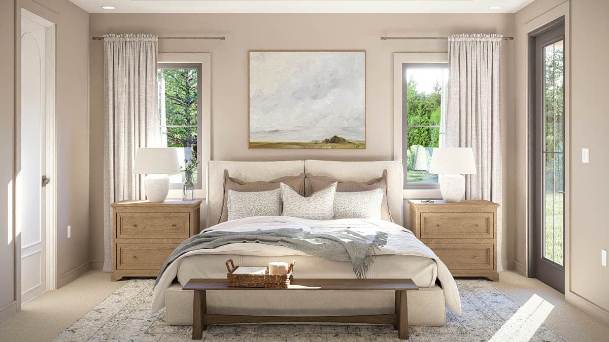 Plan 623602DJ: Single-Story Modern Farmhouse House Plan with Clustered Bedroom Layout - Image #19 - Farmhouse, Modern Farmhouse