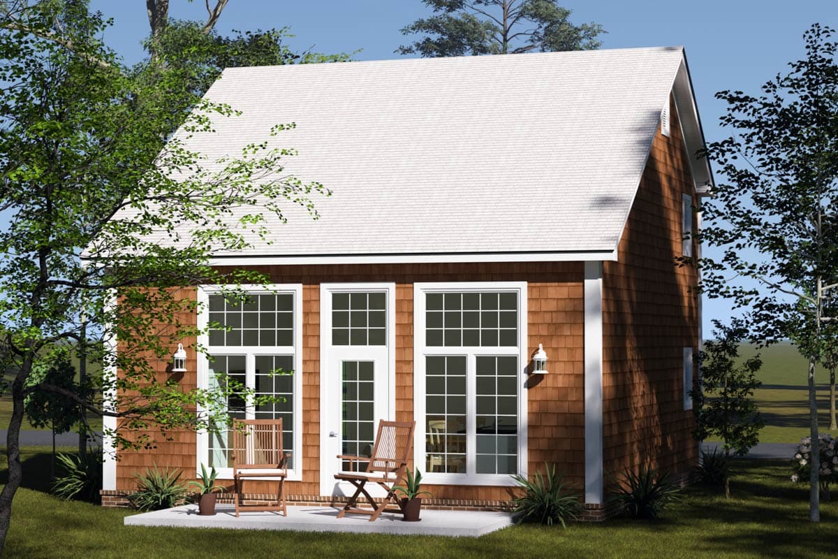 Plan 52520WM: Traditional 2-Bedroom House Plan with Dual Master Suites and Loft - Image #5 - Traditional