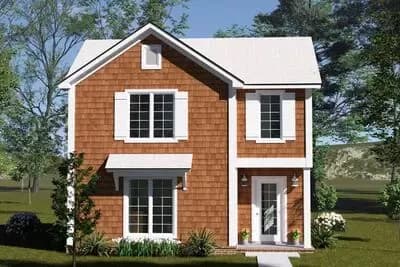 Traditional 2-Bedroom House Plan with Dual Master Suites and Loft