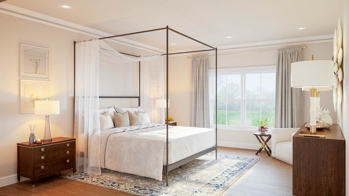 Plan 810057RBT: Modern Farmhouse Plan: 4 Beds, Split Layout, Private Workshop - Image #8 - Country, Farmhouse, Modern Farmhouse, Ranch, Traditional