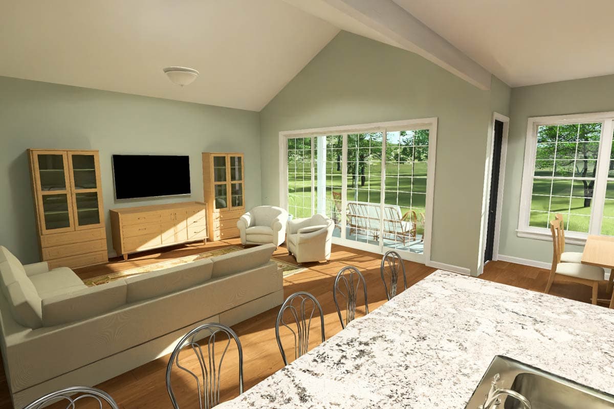 Plan 52521WM: Charming Ranch House Plan with 3-Car Garage - Image #8 - Cottage, Craftsman, Transitional