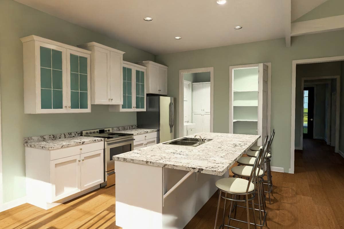 Plan 52521WM: Charming Ranch House Plan with 3-Car Garage - Image #10 - Cottage, Craftsman, Transitional