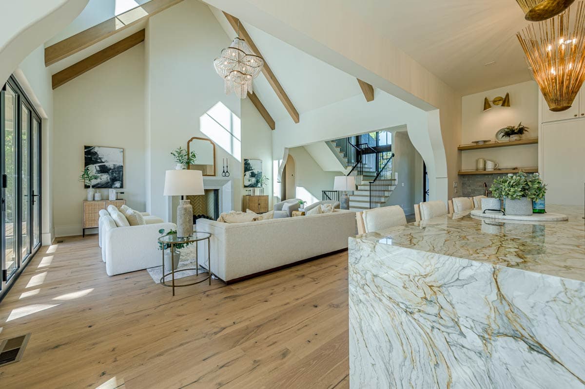 Plan 710447BTZ: Transitional Modern Farmhouse House Plan with Two-Story Great Room - Image #13 - Modern Farmhouse, Southern Traditional, Traditional, Transitional