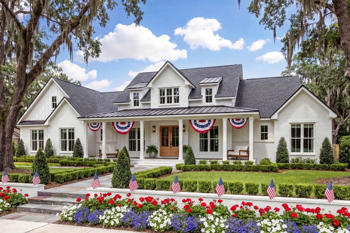 Plan 52030HZ: Modern Farmhouse House Plan with Split Bedrooms and Home Office - Image #10 - Farmhouse, Modern Farmhouse, Transitional