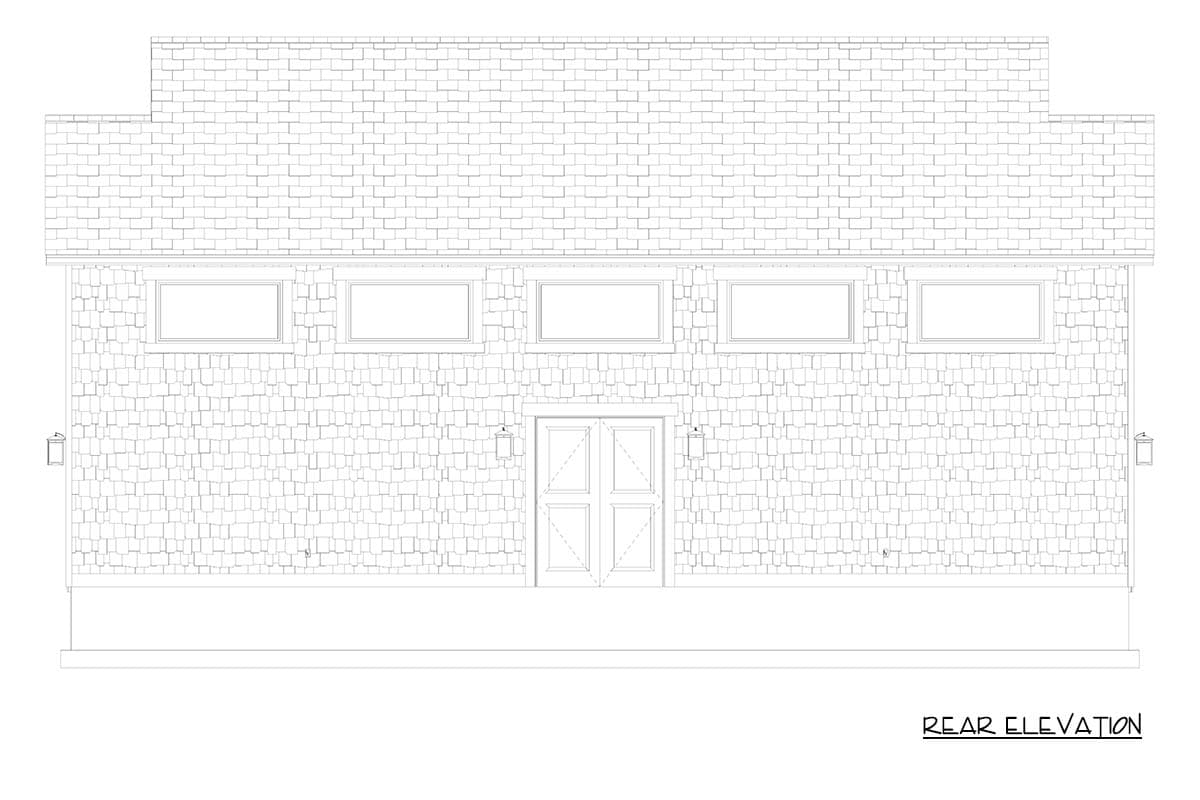 Plan 61728UT: Spacious Craftsman Garage Plan with RV Bay and Multiple Car Options - Image #11 - Craftsman, Shingle