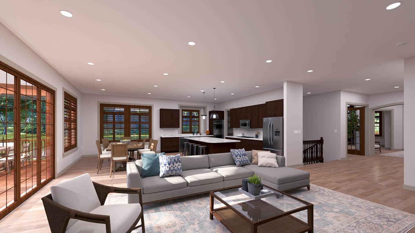 Plan 61732UT: Rustic Mountain House Plan with 4 Bedrooms and 3-Car Garage - Image #15 - Mountain, Rustic
