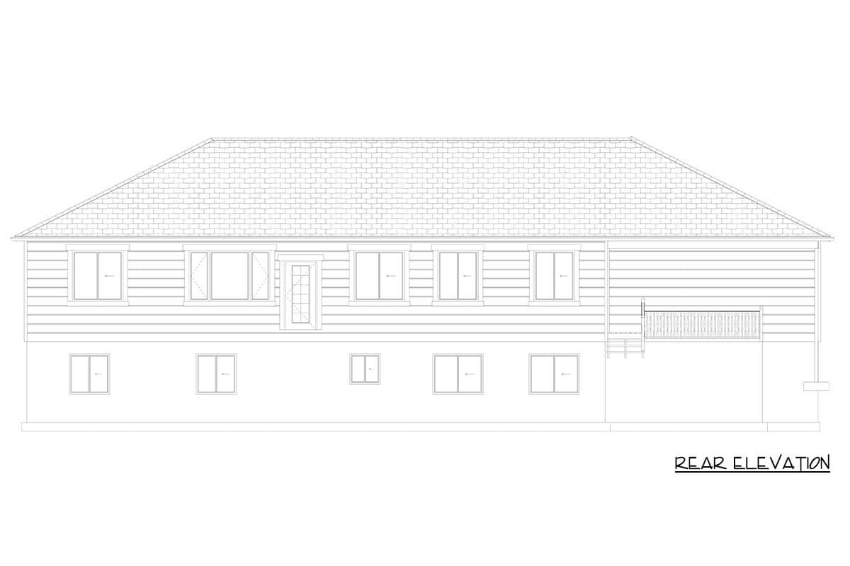 Plan 61733UT: Two Bedroom Craftsman Ranch House Plan with Spacious Three Car Garage - Image #21 - Craftsman, Ranch, Traditional