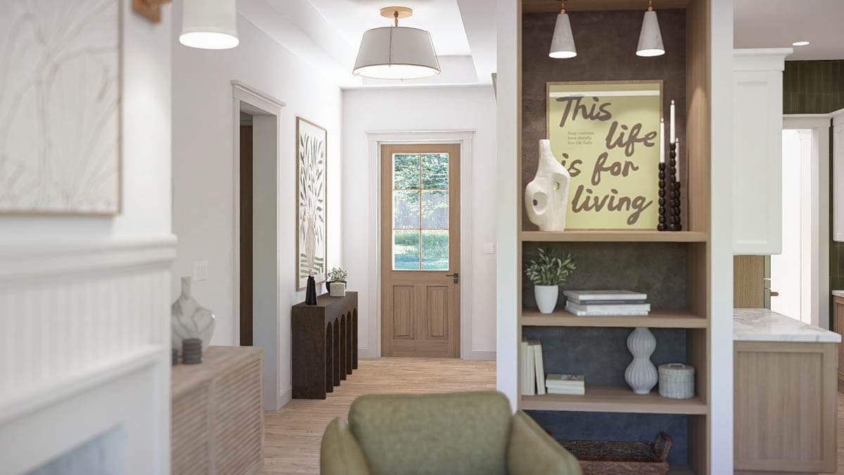 Plan 623604DJ: Modern Farmhouse House Plan with 3 Bedrooms and Split Bedroom Layout - Image #8 - Farmhouse, Modern Farmhouse
