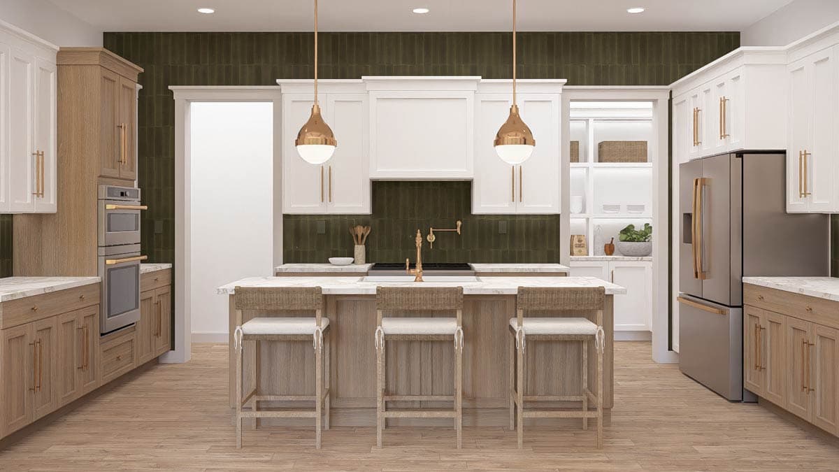 Plan 623604DJ: Modern Farmhouse House Plan with 3 Bedrooms and Split Bedroom Layout - Image #11 - Farmhouse, Modern Farmhouse