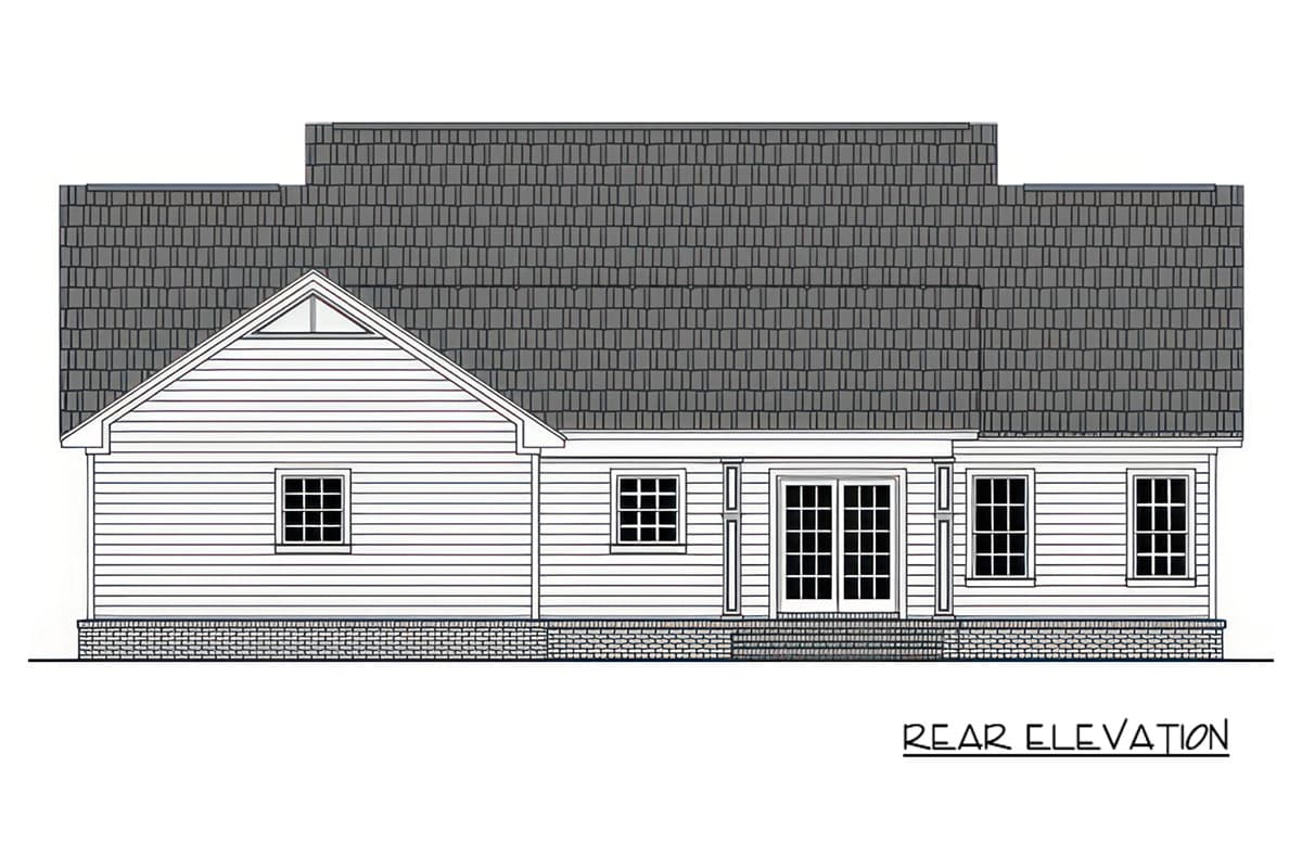 Plan 51369MM: Modern Farmhouse House Plan with 3 Bedrooms and Covered Porches - Image #2 - Country, Farmhouse, Modern Farmhouse, Traditional