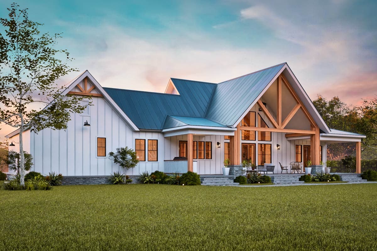 Plan 12342JL: Modern Farmhouse Plan with 3 Beds, 3 Baths, and 2-Car Garage - Image #15 - Country, Craftsman, Modern Farmhouse, Mountain, Rustic