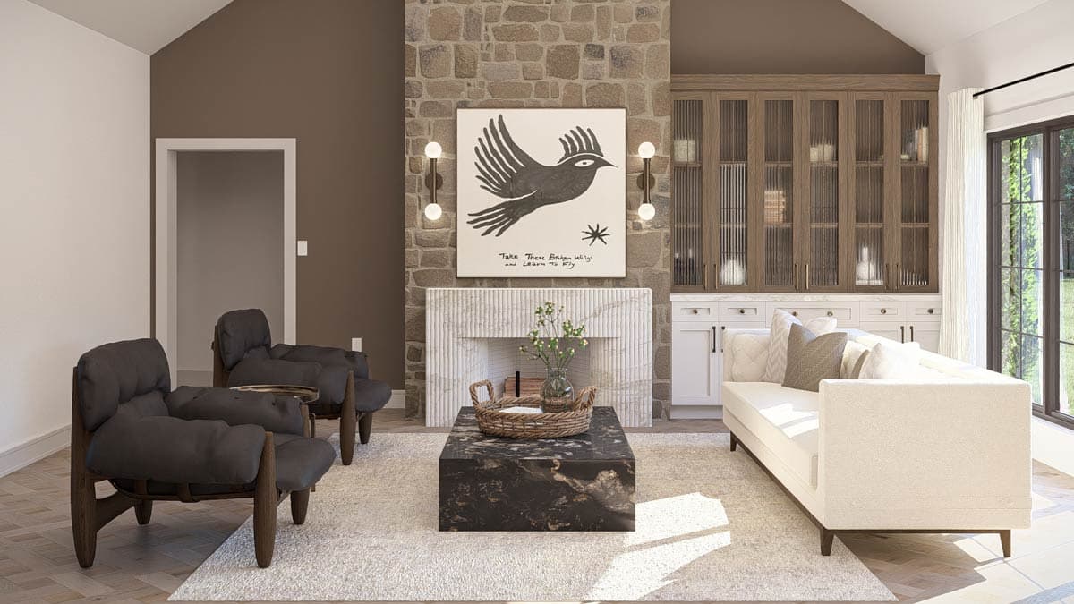 Plan 623607DJ: Elegant 3-Bedroom European Cottage House Plan with Open Concept Layout - Image #11 - Cottage, European