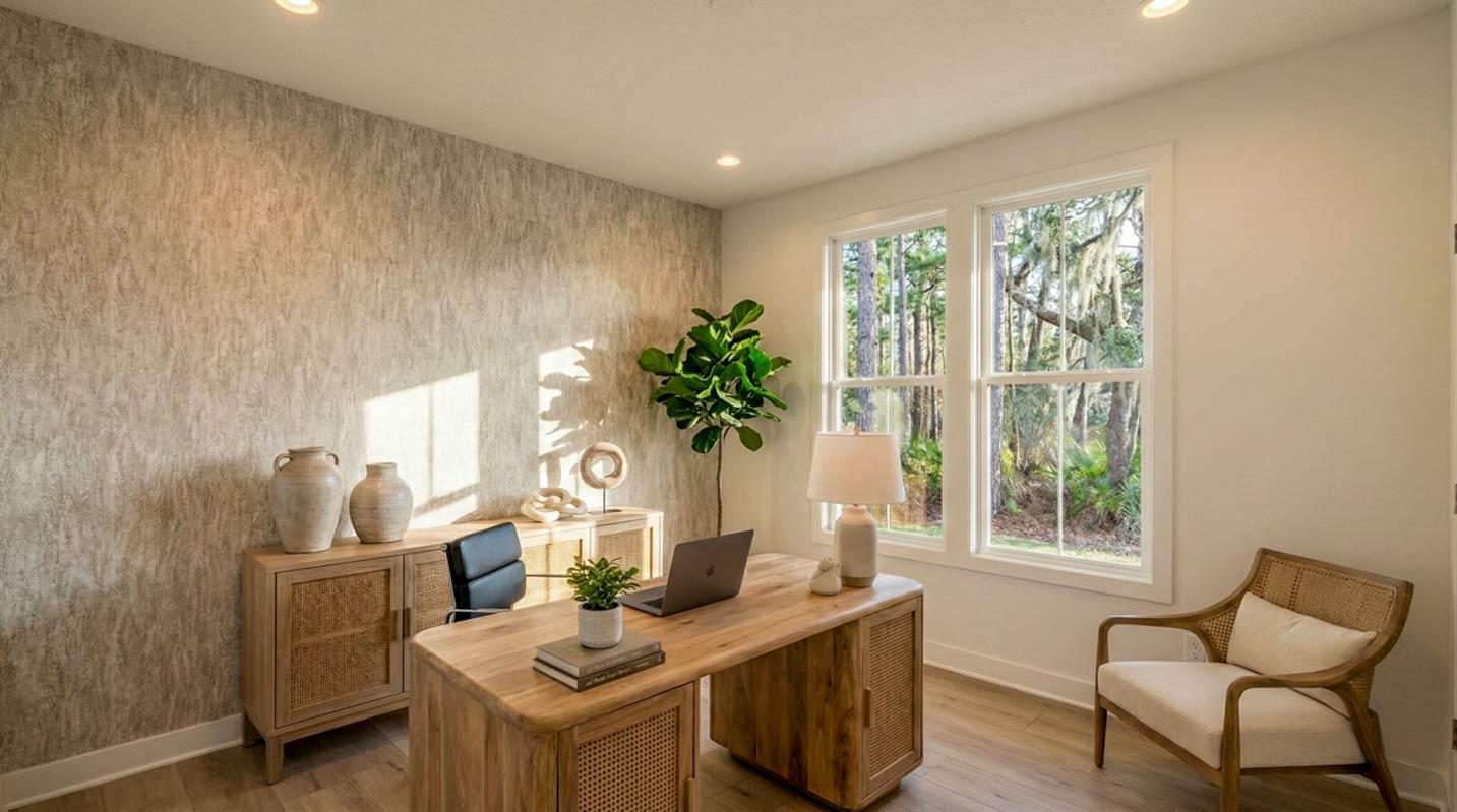 Plan 820013WSF: Three Bedroom Modern Farmhouse House Plan with Vaulted Living Room - Image #9 - Cottage, Modern Farmhouse, Southern, Traditional