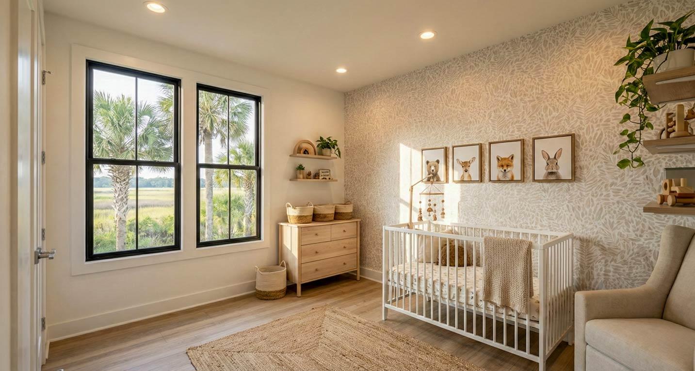 Plan 820013WSF: Three Bedroom Modern Farmhouse House Plan with Vaulted Living Room - Image #10 - Cottage, Modern Farmhouse, Southern, Traditional