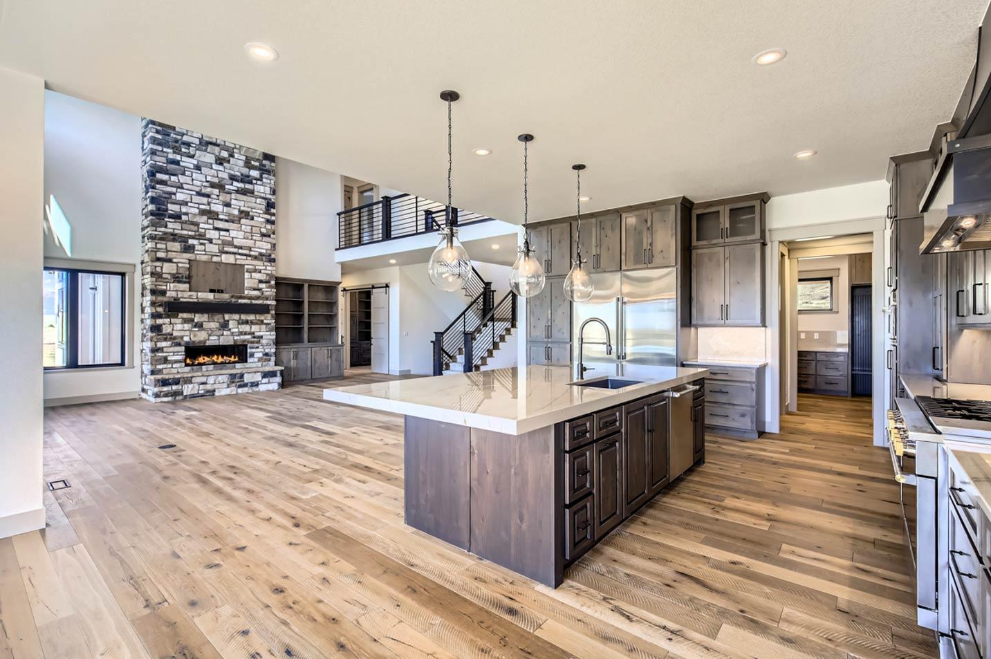 Plan 703018TYL: Expansive Six Bedroom Mountain Farmhouse House Plan with Four Car Garage - Image #12 - Farmhouse, Modern Farmhouse, Mountain, Rustic, Traditional