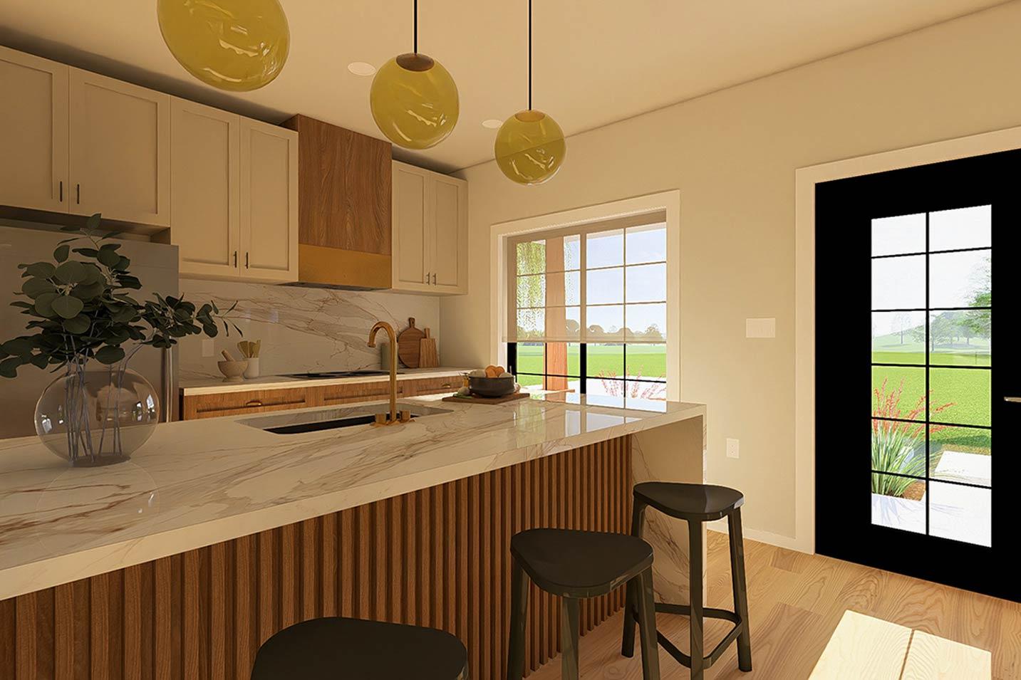 Plan 67851MG: Modern Farmhouse Studio House Plan with Large Covered Front Porch - Image #8 - Country, Craftsman, Modern Farmhouse