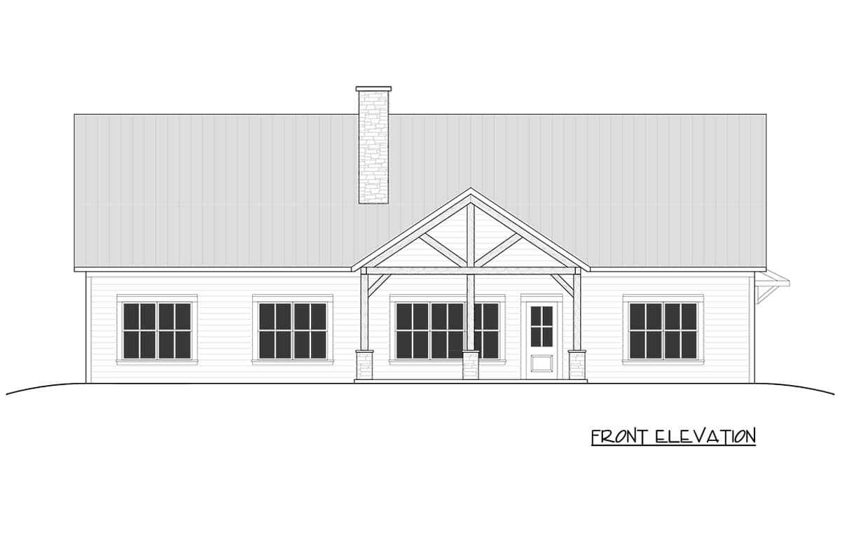 Plan 810058RBT: Modern Farmhouse Plan: 4 Beds, Split Layout - Image #10 - Country, Farmhouse, Modern Farmhouse, Ranch, Traditional