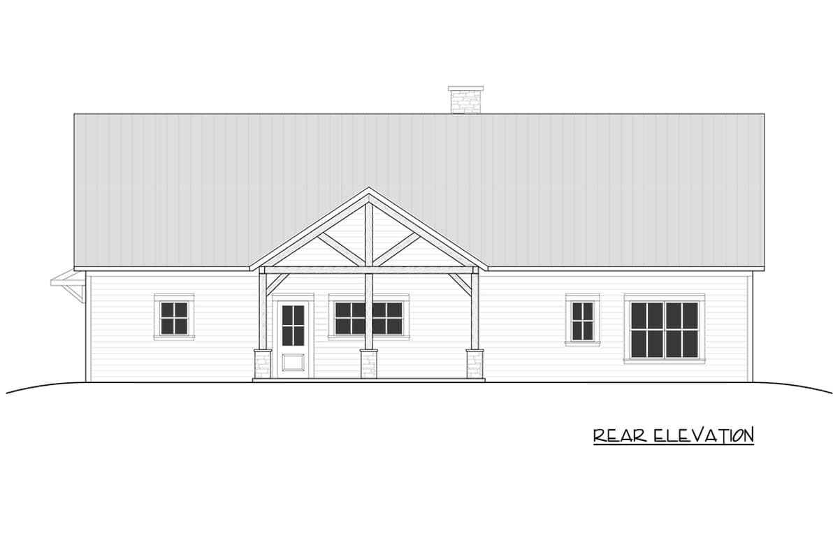 Plan 810058RBT: Modern Farmhouse Plan: 4 Beds, Split Layout - Image #11 - Country, Farmhouse, Modern Farmhouse, Ranch, Traditional