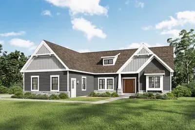 Charming Craftsman House Plan with 3 Bedrooms and 1890 Sq Ft