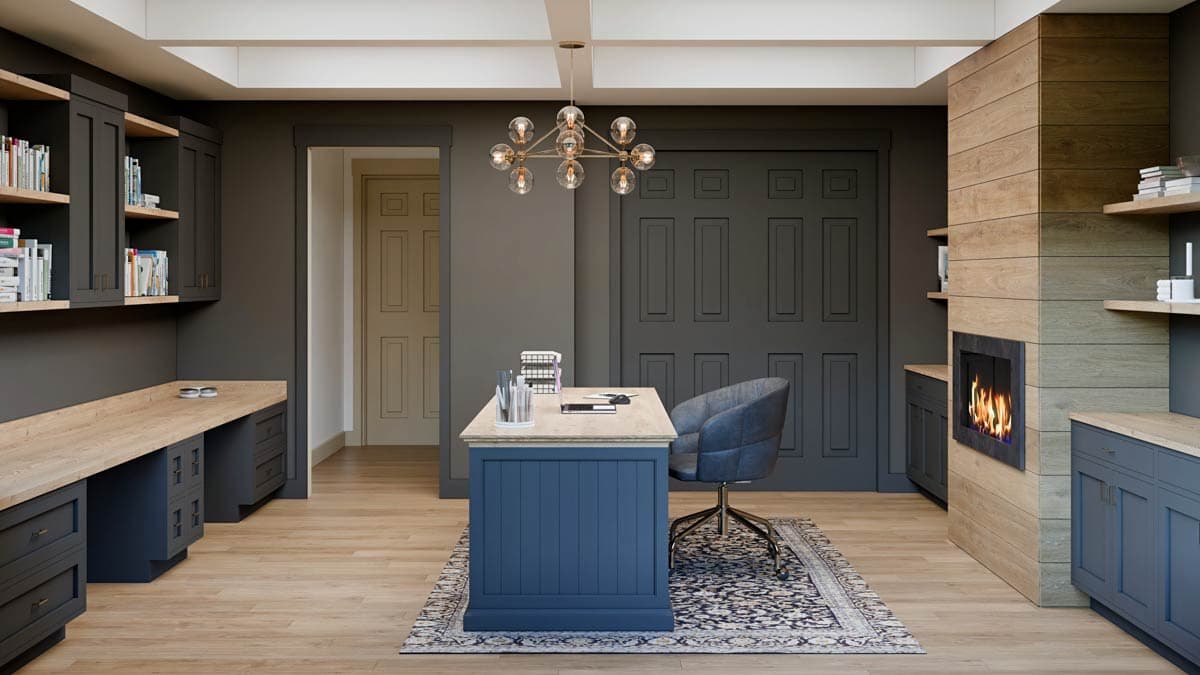 Plan 911066JVD: Modern New American House Plan with 2 or 3 Beds and Grand Outdoor Spaces - Image #18 - Country, Craftsman, New American, Ranch, Transitional