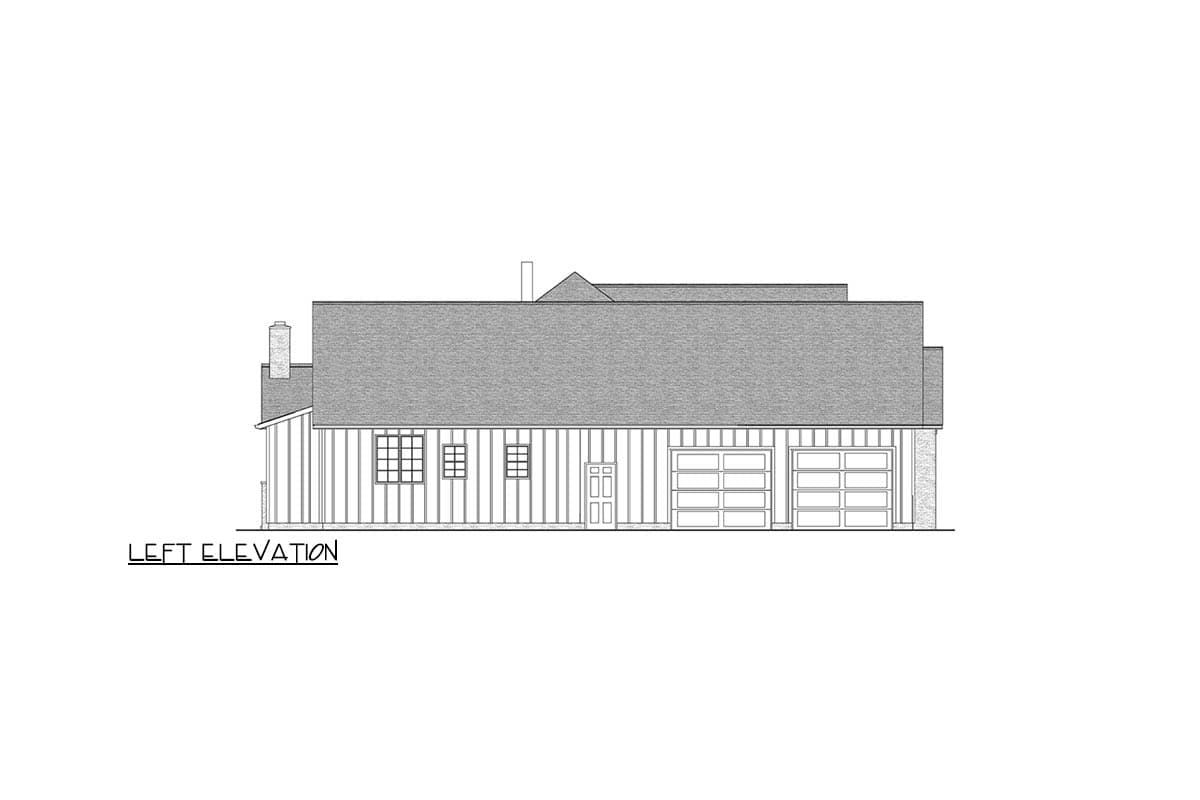 Plan 911066JVD: Modern New American House Plan with 2 or 3 Beds and Grand Outdoor Spaces - Image #21 - Country, Craftsman, New American, Ranch, Transitional