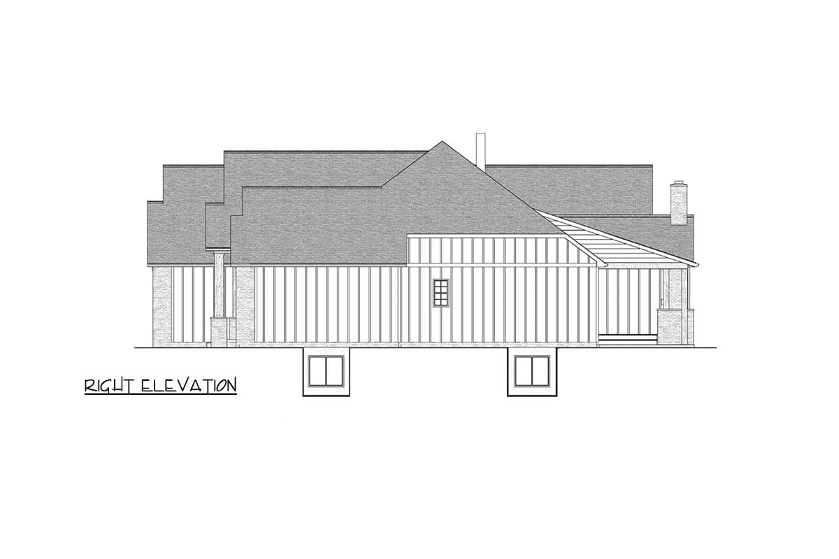 Plan 911066JVD: Modern New American House Plan with 2 or 3 Beds and Grand Outdoor Spaces - Image #22 - Country, Craftsman, New American, Ranch, Transitional