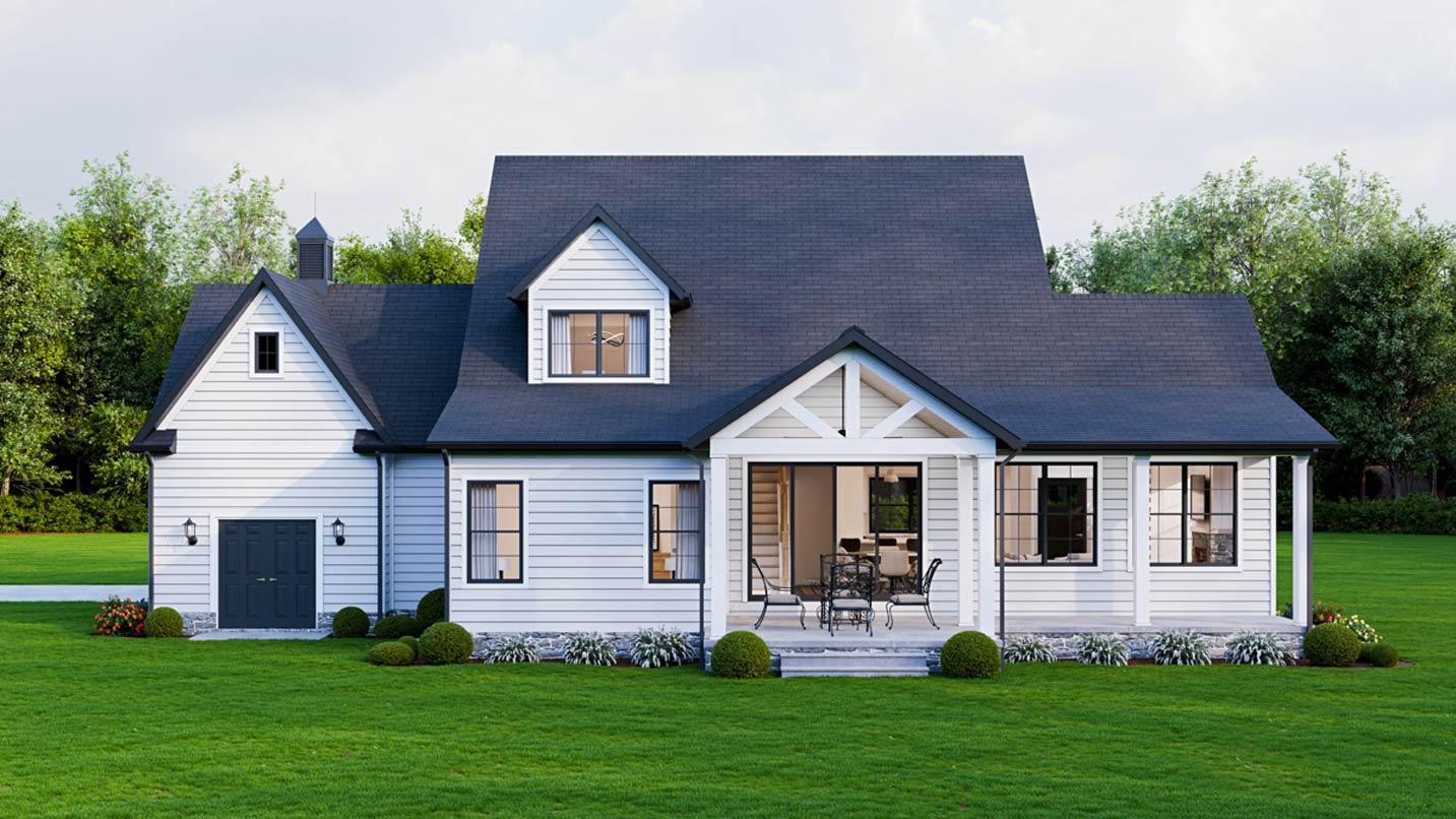 Plan 911067JVD: Craftsman Farmhouse Plan with 4 Bedrooms and 3-Car Garage - Image #6 - Craftsman, Farmhouse, Modern Farmhouse, Southern, Traditional