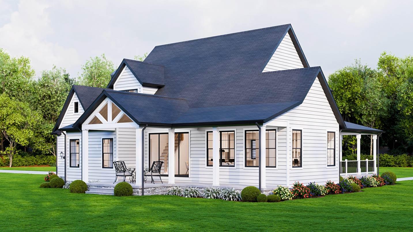 Plan 911067JVD: Craftsman Farmhouse Plan with 4 Bedrooms and 3-Car Garage - Image #8 - Craftsman, Farmhouse, Modern Farmhouse, Southern, Traditional