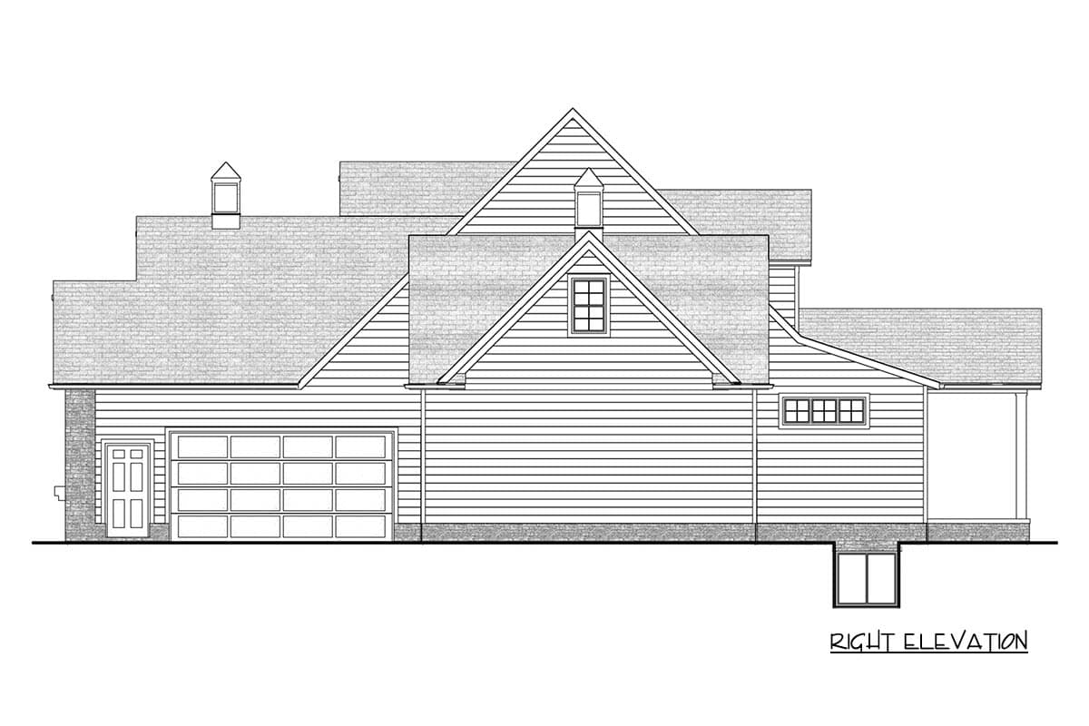 Plan 911067JVD: Craftsman Farmhouse Plan with 4 Bedrooms and 3-Car Garage - Image #26 - Craftsman, Farmhouse, Modern Farmhouse, Southern, Traditional