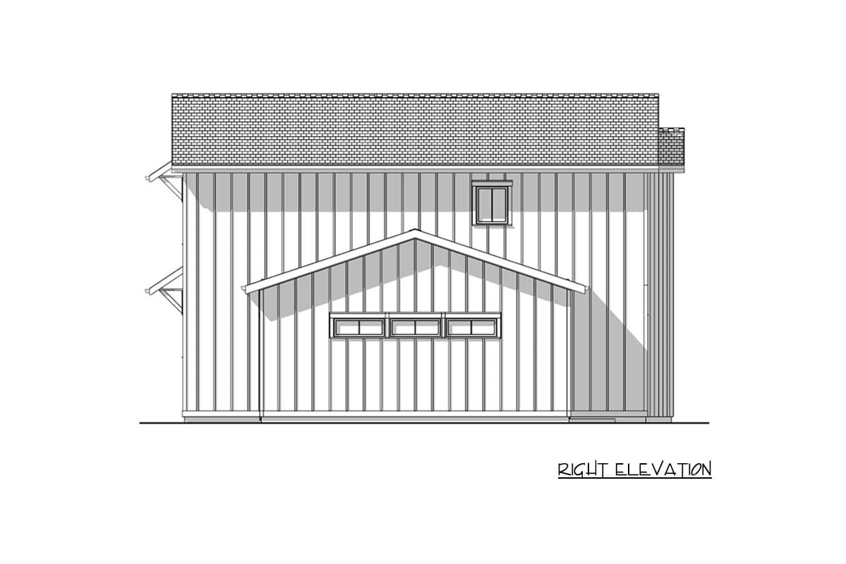 Plan 180023VNW: Modern Farmhouse House Plan with 3 Beds and Wrap-Around Porch - Image #9 - Country, Modern Farmhouse