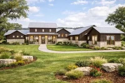 Expansive Hill Country Farmhouse Plan with 3 Beds and Workshop