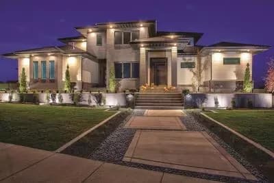 Modern House Plan with 5 Bedrooms, 4-Car Garage and Loft